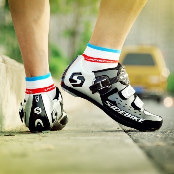 sidebike road cycling shoes men racing road bike shoes self-locking atop bicycle speakers athletic ultralight professional black