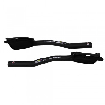 OPERA Bicycle Triathlon Bicycle Extender Aero TT Bar Ends Bicycle Handlebars Extenders Bicycle 3K Matte 340 Carbon Aero TT Bar