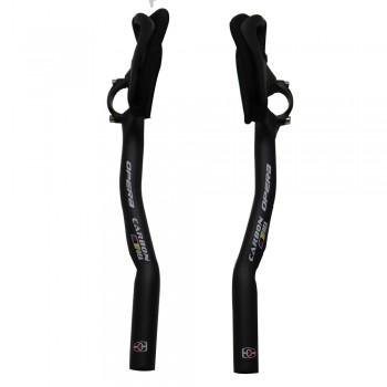 OPERA Bicycle Triathlon Bicycle Extender Aero TT Bar Ends Bicycle Handlebars Extenders Bicycle 3K Matte 340 Carbon Aero TT Bar