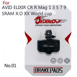 4 Pairs MTB Cycling Bike Bicycle Disc Brake Pads FOR AVID Elixir E1 /3/5/7/9 ER / CR SRAM xo xx 841 Hydraulic Wholesale JEDERLO