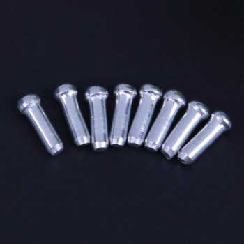 100pcs Aluminum Bike Bicycle Brake Shifter Inner Cable Tips Wire End Cap Tips Crimps Sliver High Quality