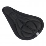 Cycling Bike 3D Silicone Gel Pad Black Seat Saddle Cover Soft Cushion 9.28