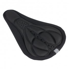 Cycling Bike 3D Silicone Gel Pad Black Seat Saddle Cover Soft Cushion 9.28