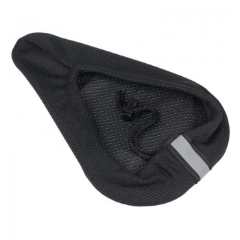 Cycling Bike 3D Silicone Gel Pad Black Seat Saddle Cover Soft Cushion 9.28