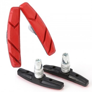 One Pair Mountain Road Bike Brake pads MTB Bicycle Braking V-Brake Holder Shoes Rubber Blocks Durable Cycling Accessories 2510
