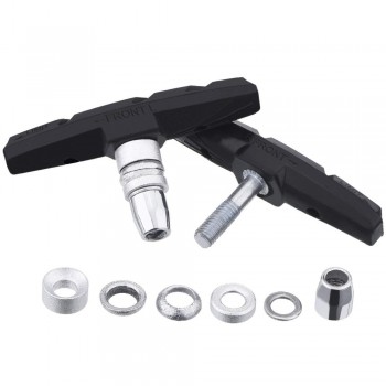 One Pair Mountain Road Bike Brake pads MTB Bicycle Braking V-Brake Holder Shoes Rubber Blocks Durable Cycling Accessories 2510