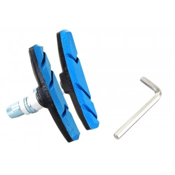 One Pair Mountain Road Bike Brake pads MTB Bicycle Braking V-Brake Holder Shoes Rubber Blocks Durable Cycling Accessories 2510
