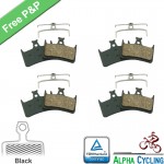 Bicycle Disc Brake Pads for HOPE Tech 3 E4 Disc Brake, 4 Pairs Sport Ex Class
