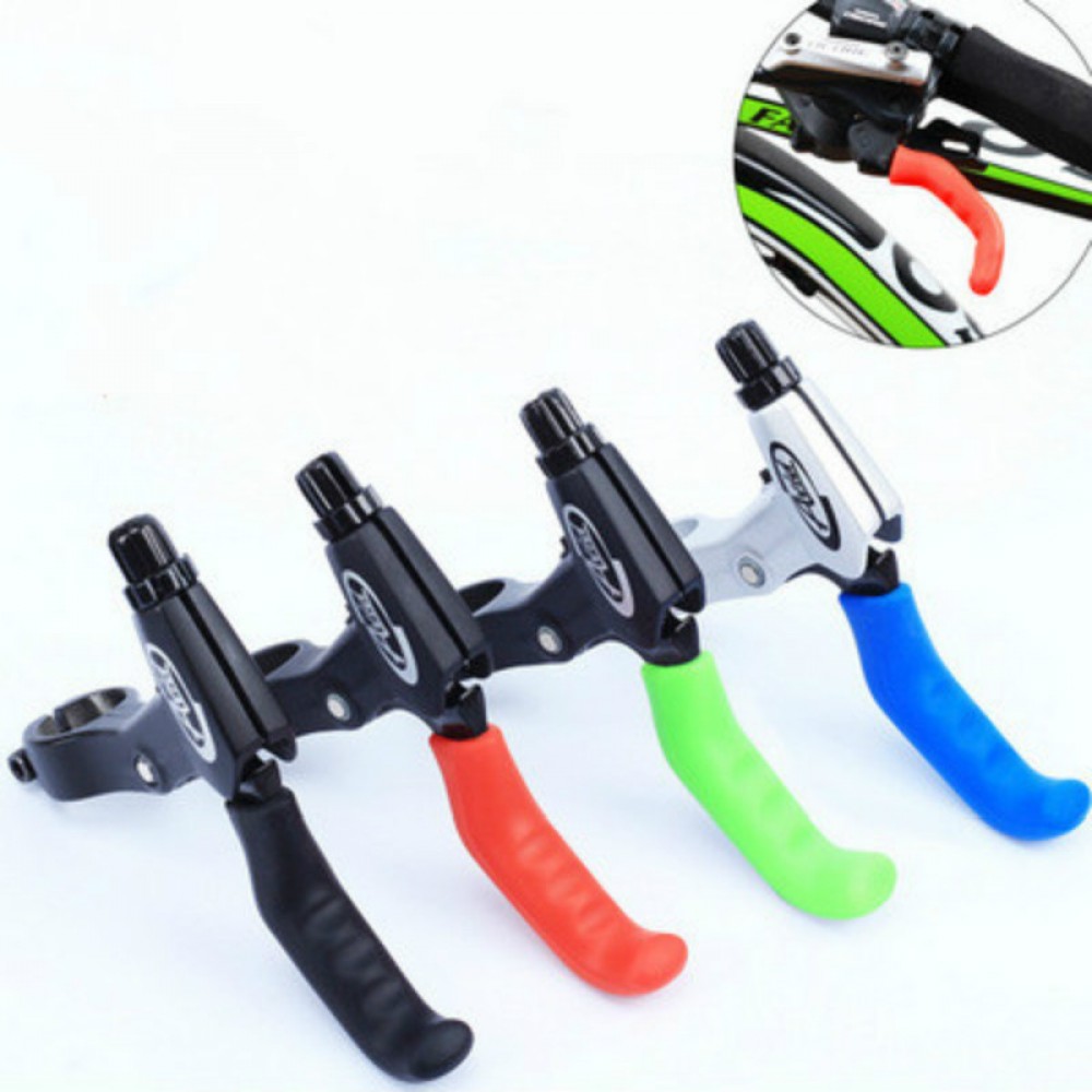 1 Pair Bicycle Brake Lever Protector Mountain Bike Protector Silicone Protective Handle for Bicycle Accessories