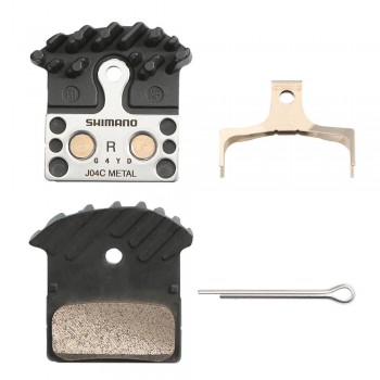 SHIMANO J03A j04C cooling fins Brake Pads compatible with Brake M615/M6000/M675/M7000/M785/M8000/M9000/M9020 Update from J02A