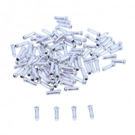 100pcs Aluminum Bike Bicycle Brake Shifter Inner Cable Tips Wire End Cap bicycles derailleur shift cable end caps aluminum