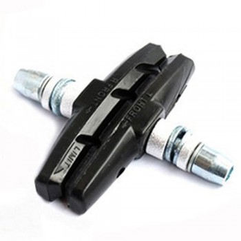 2pc New Durable Bicycle Cycling Bike V Brake Holder Pads Shoes Blocks Black  rubber Durable pad for long-lasting performance