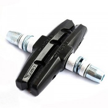 2pc New Durable Bicycle Cycling Bike V Brake Holder Pads Shoes Blocks Black  rubber Durable pad for long-lasting performance