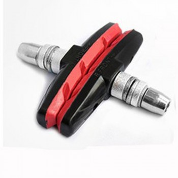 2pc New Durable Bicycle Cycling Bike V Brake Holder Pads Shoes Blocks Black  rubber Durable pad for long-lasting performance