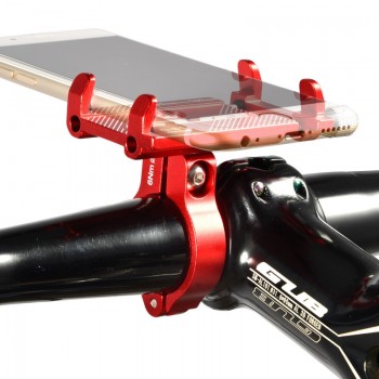 GUB G-81 Aluminum Bicycle Phone Holder For 3.5-6.2 inch Smartphone Adjustable Support GPS Bike Phone Stand Mount  Bracket
