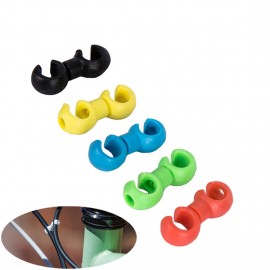 10Pcs Bike Road Bicycle Handcuffs Shape Clips Housing Hose Guide For Brake Cable/Derailleur Line Case Clasps