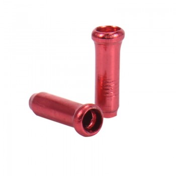 50PCS/Lot Aluminum Alloy Bike Bicycle Brake Cable Tips Crimps Gear Inner Cable End Caps Wire Ferrules
