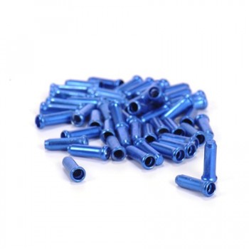 50PCS/Lot Aluminum Alloy Bike Bicycle Brake Cable Tips Crimps Gear Inner Cable End Caps Wire Ferrules