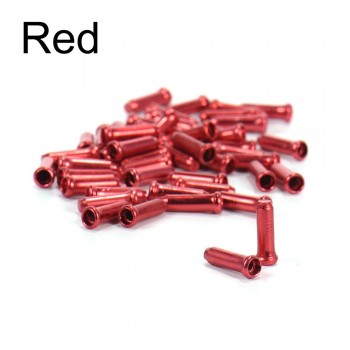 10 Pcs Aluminum Alloy MTB Bike Bicycle Brake Cable Tips Crimps Bicycles Derailleur Shift End Caps Core Inner Wire Ferrules
