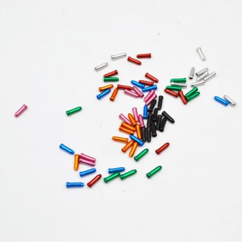 10 Pcs Aluminum Alloy MTB Bike Bicycle Brake Cable Tips Crimps Bicycles Derailleur Shift End Caps Core Inner Wire Ferrules