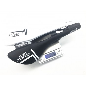 San Marco ASPIDE saddle road bike black and white Carbon Fiber Leather saddles bicycle sillin bici Rail bow cushion120+/5g