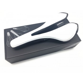 San Marco ASPIDE saddle road bike black and white Carbon Fiber Leather saddles bicycle sillin bici Rail bow cushion120+/5g