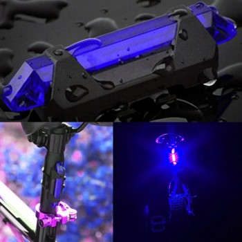 Portable USB Rechargeable Bike Bicycle Tail Rear Safety Warning Light Taillight  Lamp Super Bright ASD88