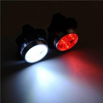 High Quality 	Bright Cycling Bicycle Bike 3 LED Head Front light 4 modes USB Rechargeable Tail Clip Light Lamp Waterproof HOT