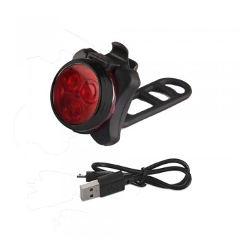 High Quality 	Bright Cycling Bicycle Bike 3 LED Head Front light 4 modes USB Rechargeable Tail Clip Light Lamp Waterproof HOT
