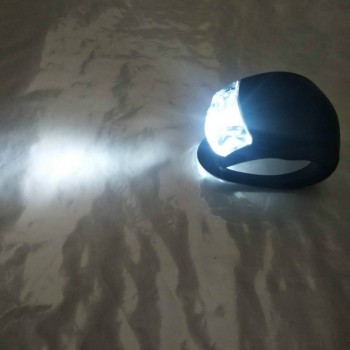 New Bicycle Front Light Silicone Bike Lights LED Head Front Rear Wheel Bicycle Light Waterproof Bike Accessories Cycling Lamp