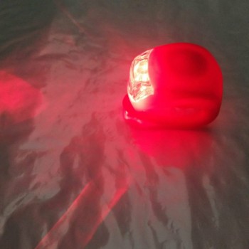 New Bicycle Front Light Silicone Bike Lights LED Head Front Rear Wheel Bicycle Light Waterproof Bike Accessories Cycling Lamp
