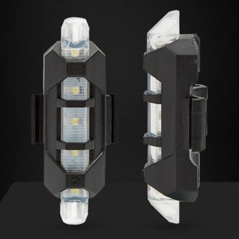 2018 Rechargeable USB LED Bike Tail Light Taillight MTB Safety Warning Bicycle Front Rear Light Bicycle Lamp Flash Light