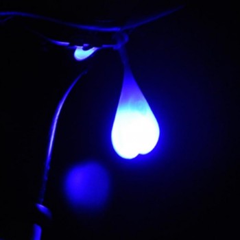 Bike Light Cycling Balls Tail Waterproof Silicone Bicycle Taillight Rear Lights Heart Shape Night Warning Led