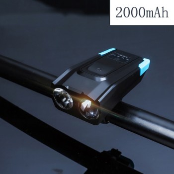 4000mAh Induction Bicycle Front Light Set USB Rechargeable Smart Headlight With Horn 800 Lumen LED Bike Lamp Cycle FlashLight