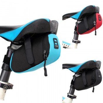 3 Color Nylon Bicycle Bag Bike Waterproof Storage Saddle Bag Seat Cycling Tail Rear Pouch Bag Saddle Bolsa Bicicleta Accessories