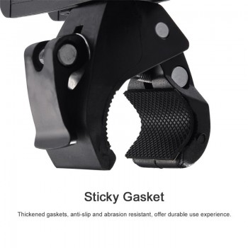 RUNACC Bottle Holder Bicycle Water Bottle Cage Rack 360 Degree Rotating Baby Bottle Holder for Stroller MTB Bike Black