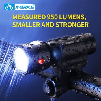 INBIKE Bike Light Bicycle Flashlight LED Bike Front Light Cycling 950 Lumens Waterproof USB Rechargeable Headlight Biking Lamp