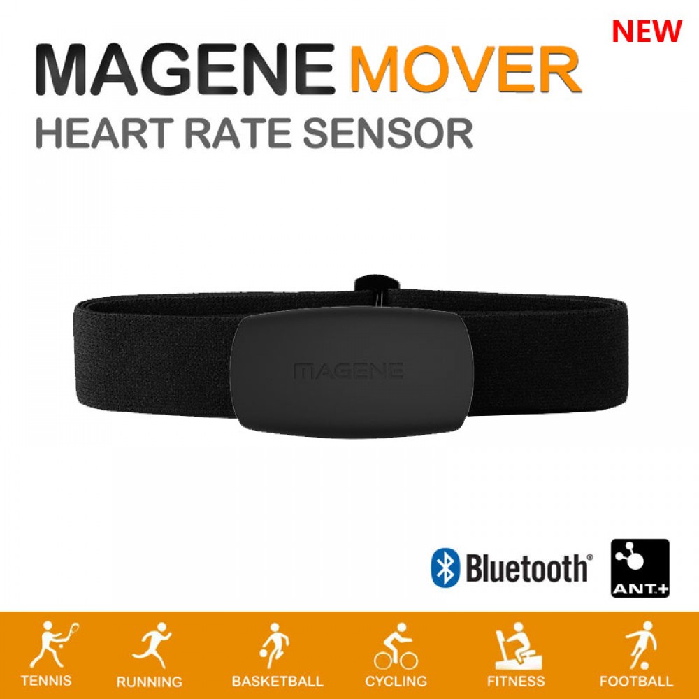 cycling Magene MHR10 Dual Mode ANT+ amp; Bluetooth 4.0 Heart Rate Sensor With Chest Strap