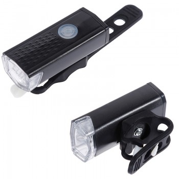 Zacro Rechargeable Bike Light 300 Lumen 3 Modes Headlight Bike 6000K Bicycle Flashlight Dynamo Light Front Running Lights