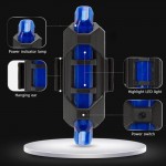 Portable USB Rechargeable Bike Bicycle Tail Rear Safety Warning Light Taillight Lamp Super Bright 3 Modes IP44 Warning Lamp New
