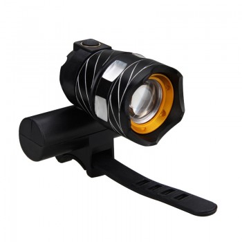 15000LM T6 LED USB Line Rear Light Adjustable Bicycle Light 3000mAh Rechargeable Battery Zoomable Front Bike Headlight Lamp