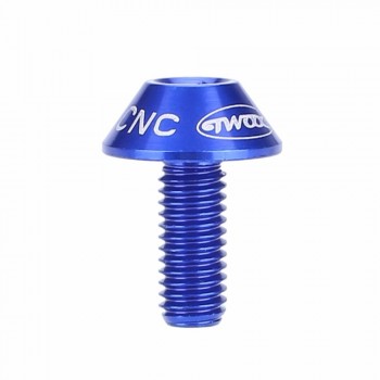 TWOOC 2 pcs Bicycle Water Bottle Holder Mount Bolts 12mm Screw Hex-headed to Install Bike Bottle Cage Rack 7 Colors cycling