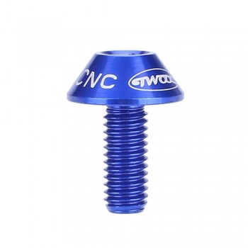 TWOOC 2 pcs Bicycle Water Bottle Holder Mount Bolts 12mm Screw Hex-headed to Install Bike Bottle Cage Rack 7 Colors cycling