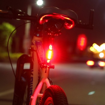 Portable USB Rechargeable Bike Light Bicycle Tail Rear Safety Warning Light Taillight  Lamp Super Bright 88 B2Cshop