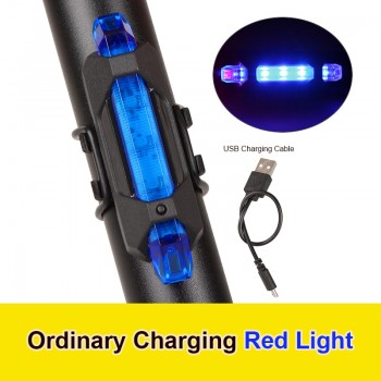 Portable USB Rechargeable Rear Light Cycling Led Bike Bicycle Tail Rear Safety Warning Light Taillight Lamp Super Bright