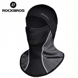 ROCKBROS Winter Cycling Cap Fleece Thermal Keep Warm Windproof Cycling Face Mask Balaclava Skiing Fishing Skating Hat Headwear