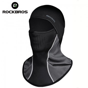 ROCKBROS Winter Cycling Cap Fleece Thermal Keep Warm Windproof Cycling Face Mask Balaclava Skiing Fishing Skating Hat Headwear