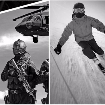 ROCKBROS Winter Cycling Cap Fleece Thermal Keep Warm Windproof Cycling Face Mask Balaclava Skiing Fishing Skating Hat Headwear