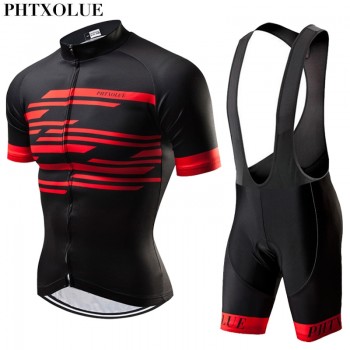 Phtxolue Summer Cycling Set Men Mountain Bike Clothing MTB Bicycle Wear Clothes Maillot Ropa Ciclismo Cycling Jersey Sets