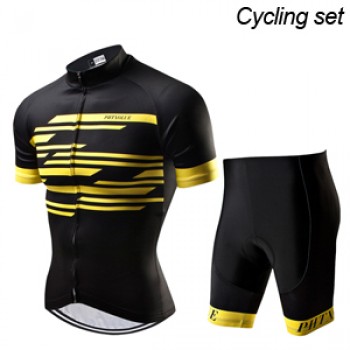 Phtxolue Summer Cycling Set Men Mountain Bike Clothing MTB Bicycle Wear Clothes Maillot Ropa Ciclismo Cycling Jersey Sets